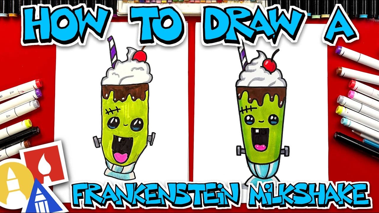 Preview of How To Draw A Frankenstein Milkshake