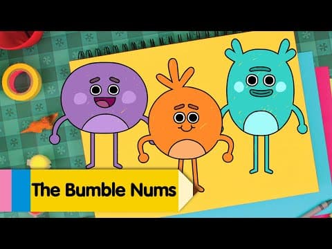 Preview of How to draw Humble, Stumble, and Grumble from The Bumble Nums!