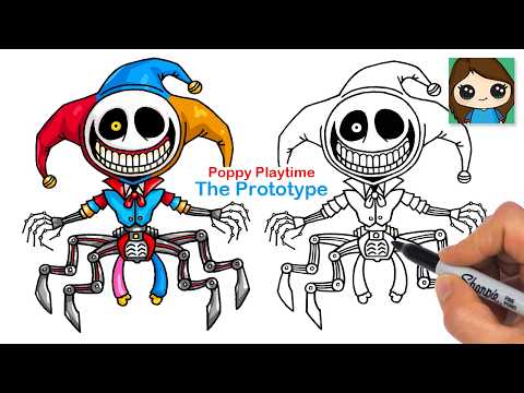 Preview of How to Draw The Prototype | Poppy Playtime