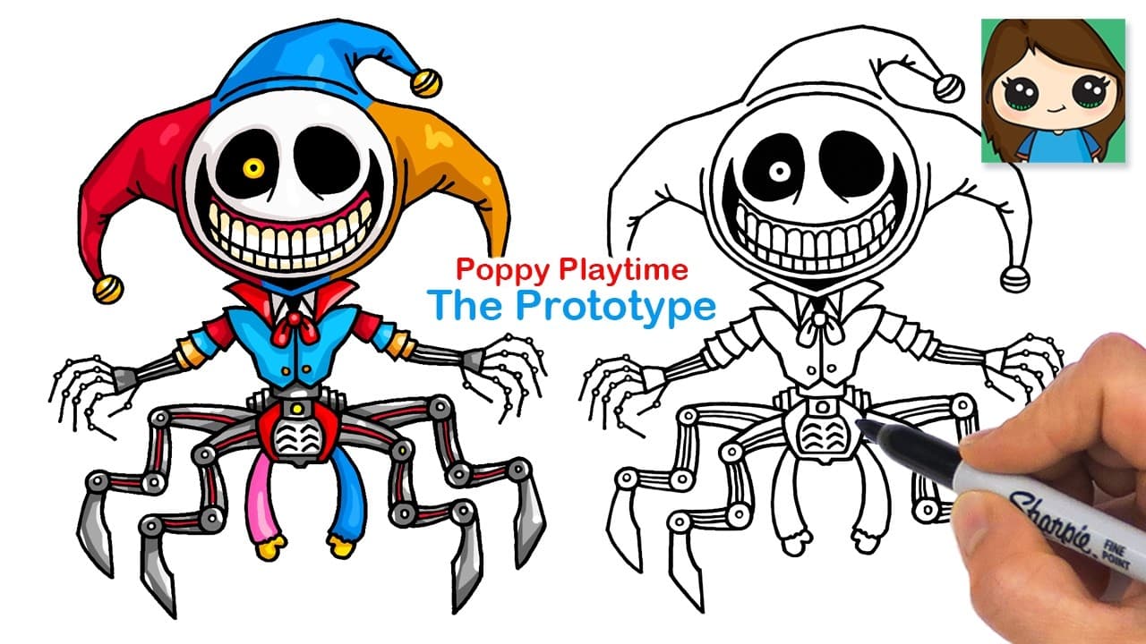 Preview of How to Draw The Prototype | Poppy Playtime