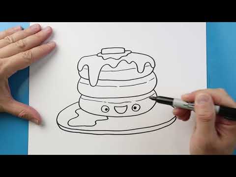 Preview of How to Draw Cartoon Pancakes