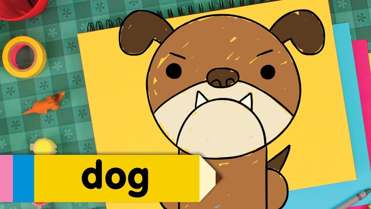 Preview of Learn How To Draw A Dog | Easy Drawing Lesson for Kids | Step By Step