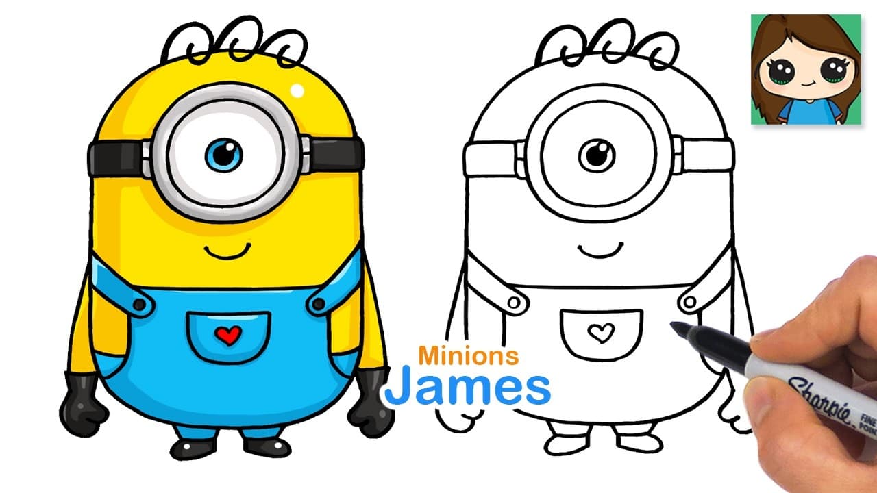 Preview of How to Draw James | Minion & Monsters