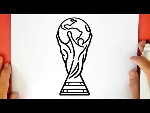Preview of How to draw the WORLD CUP TROPHY