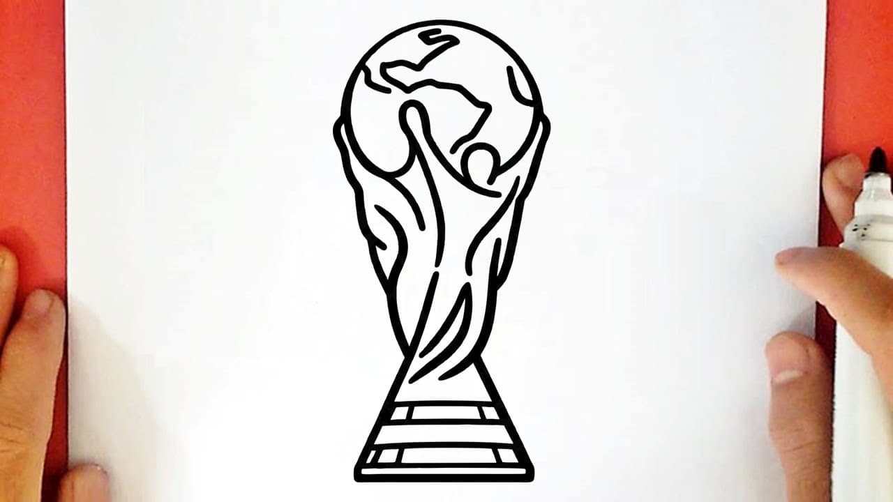 Preview of How to draw the WORLD CUP TROPHY