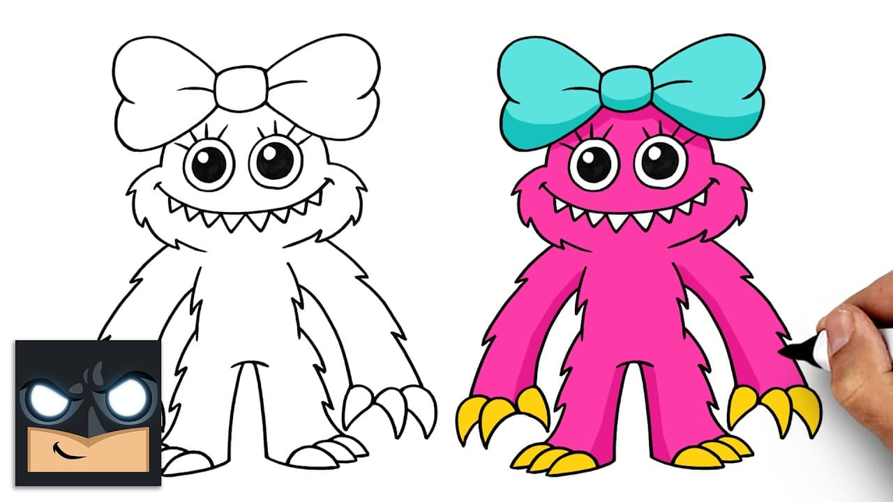 Preview of How to Draw Betsy Bites | Poppy Playtime