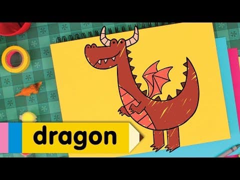 Preview of How to Draw A Dragon | Super Simple Draw | Step By Step