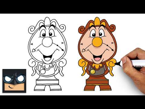 Preview of How to Draw Cogsworth | Beauty and the Beast