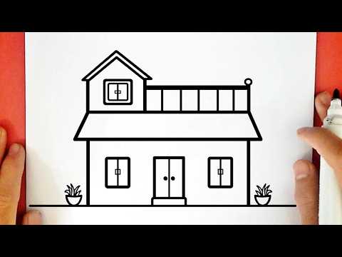 Preview of How to draw a HOUSE