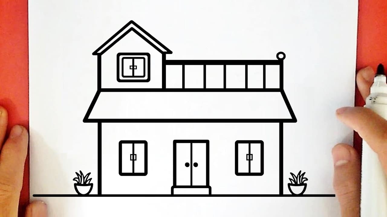 Preview of How to draw a HOUSE