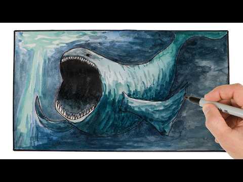 Preview of How to Draw a Bloop | Step-by-Step Watercolor Painting Tutorial!