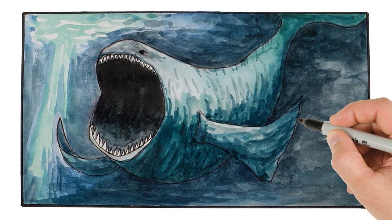 Preview of How to Draw a Bloop | Step-by-Step Watercolor Painting Tutorial!