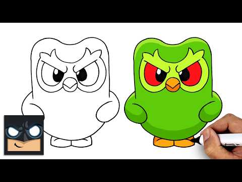 Preview of How to Draw Duolingo | Brawl Stars