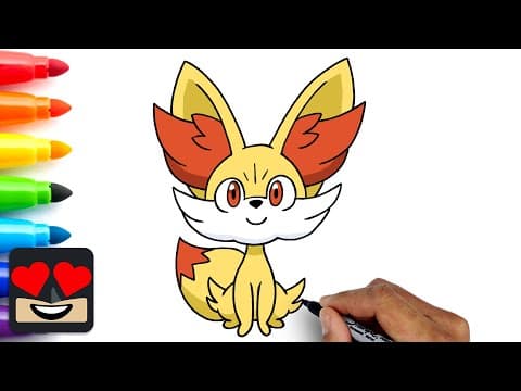 Preview of How To Draw Fennekin | Pokemon