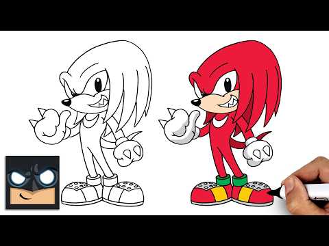 Preview of How to Draw Knuckles | Sonic the Hedgehog