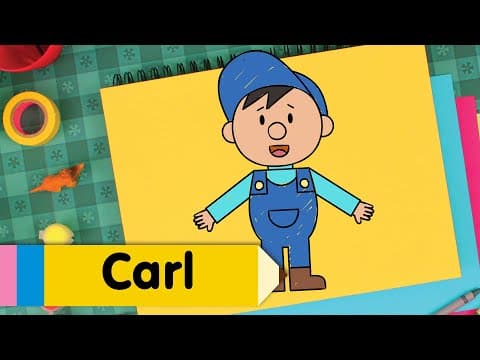 Preview of How to Draw Carl from Carl's Car Wash