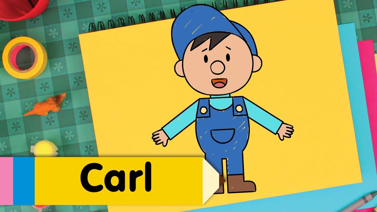 Preview of How to Draw Carl from Carl's Car Wash