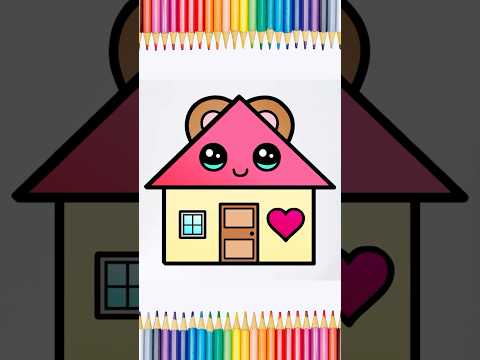 Preview of How to Draw a Cute House π‘ | Easy Step by Step
