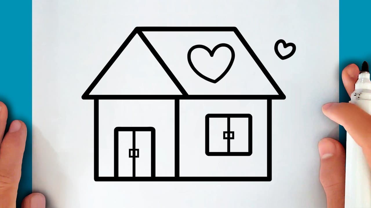 Preview of How to draw a CUTE HOUSE