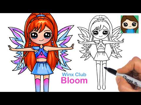 Preview of How to Draw Fairy Princess Bloom | Winx Club