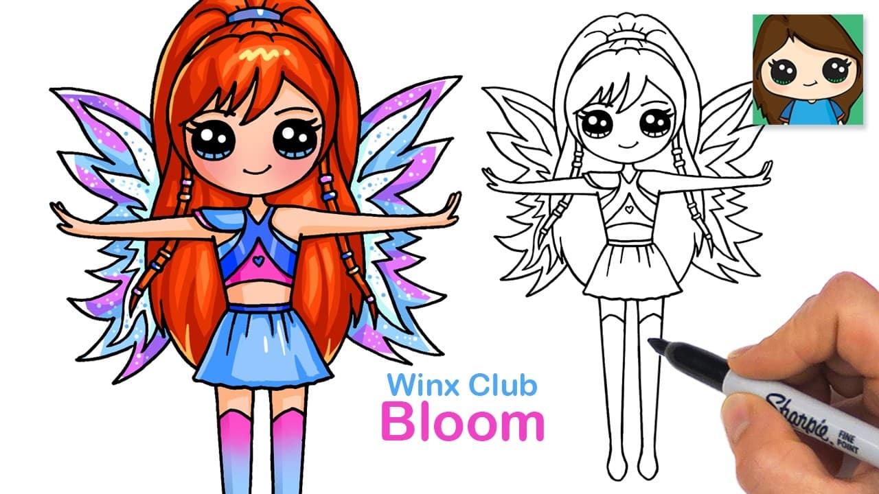 Preview of How to Draw Fairy Princess Bloom | Winx Club