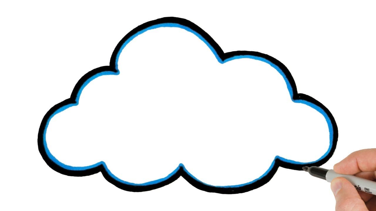 Preview of How to Draw a Cloud | Super Easy Step-by-Step Tutorial!