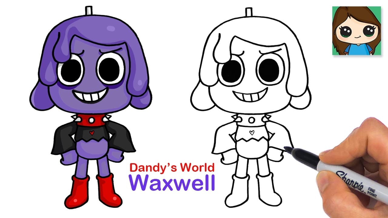 Preview of How to Draw Waxwell | Dandy's World