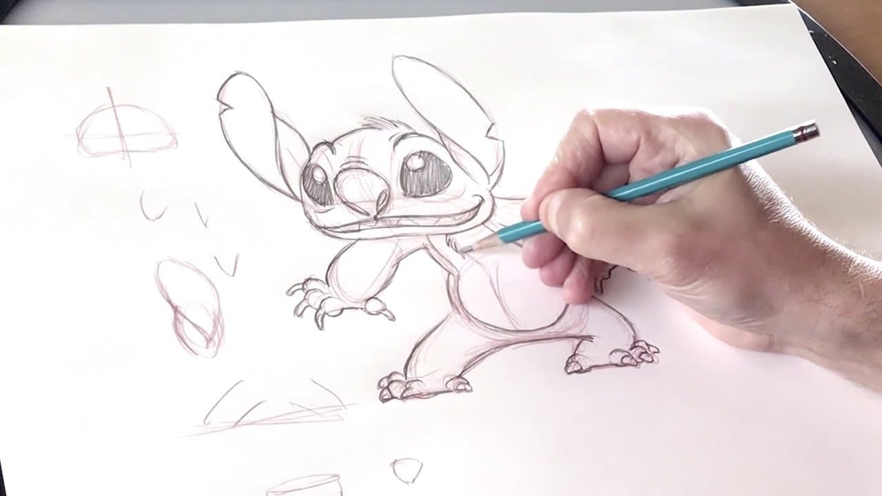 Preview of How To Draw Stitch l #DrawWithDisneyAnimation