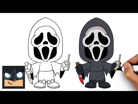 Preview of How to Draw Ghostface | Scream