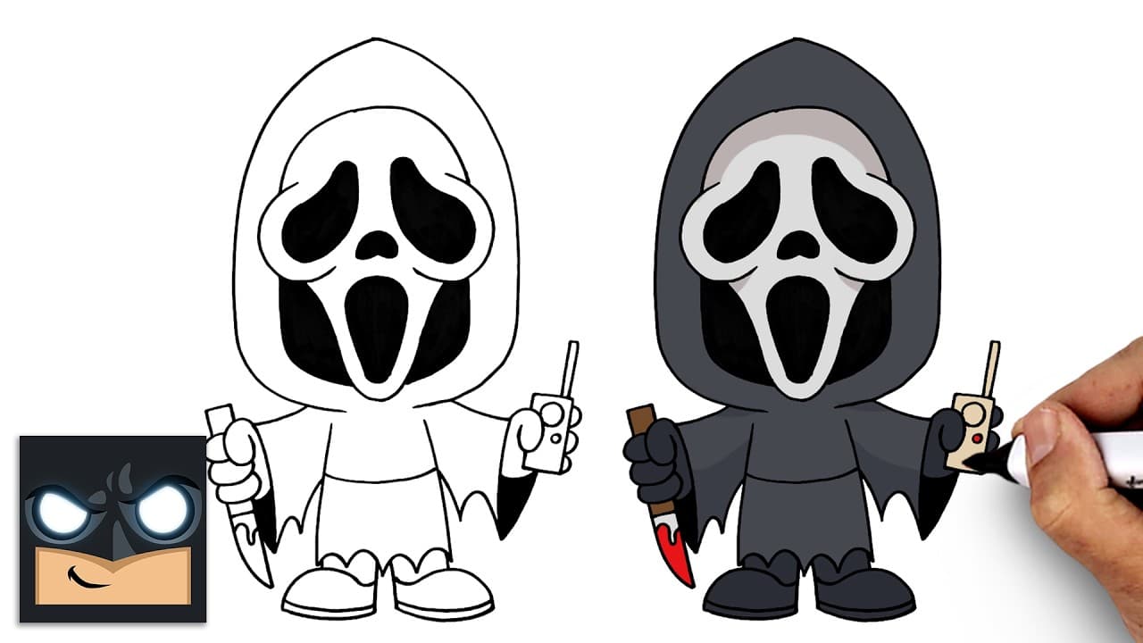 Preview of How to Draw Ghostface | Scream