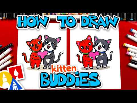 Preview of How To Draw Kitten Buddies