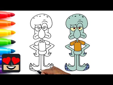 Preview of How To Draw Squidward | Spongebob Squarepants