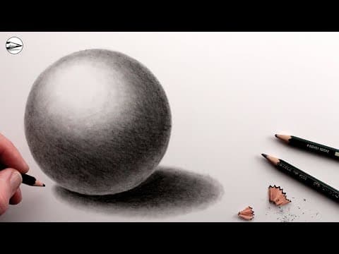 Preview of How to Draw a 3D Sphere: Shading for Beginners