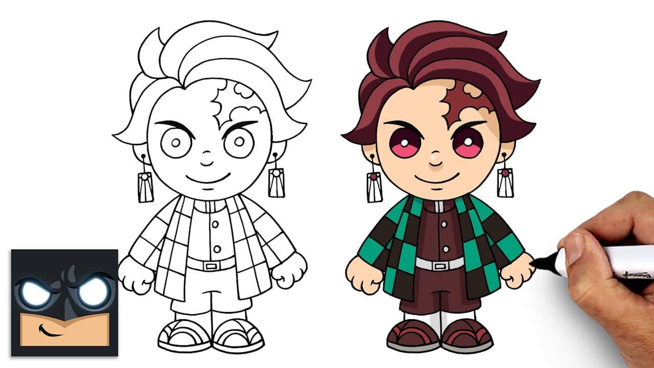 Preview of How to Draw Tanjiro | Demon Slayer