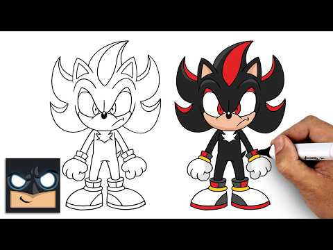 Preview of How to Draw Shadow the Hedgehog | Step-by-Step Drawing Tutorial