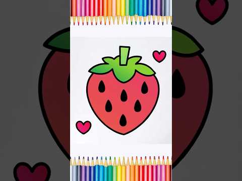 Preview of How to Draw a Strawberry π