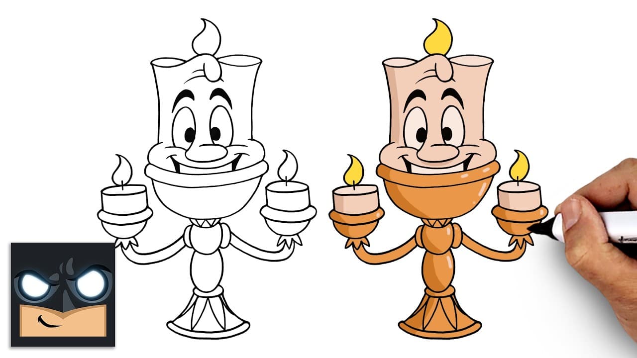 Preview of How to Draw Lumiere | Beauty and the Beast