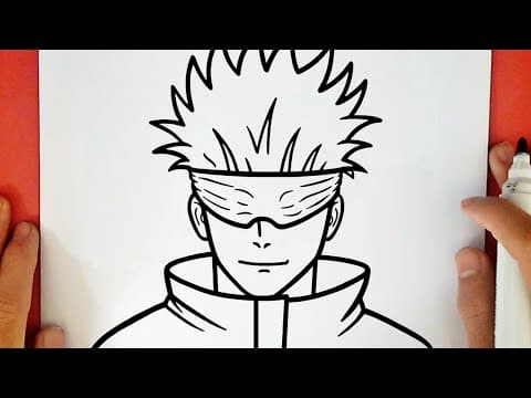 Preview of HOW TO DRAW GOJO SATORU
