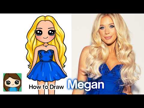 Preview of How to Draw Megan Moroney | Cute Girl Country Singer