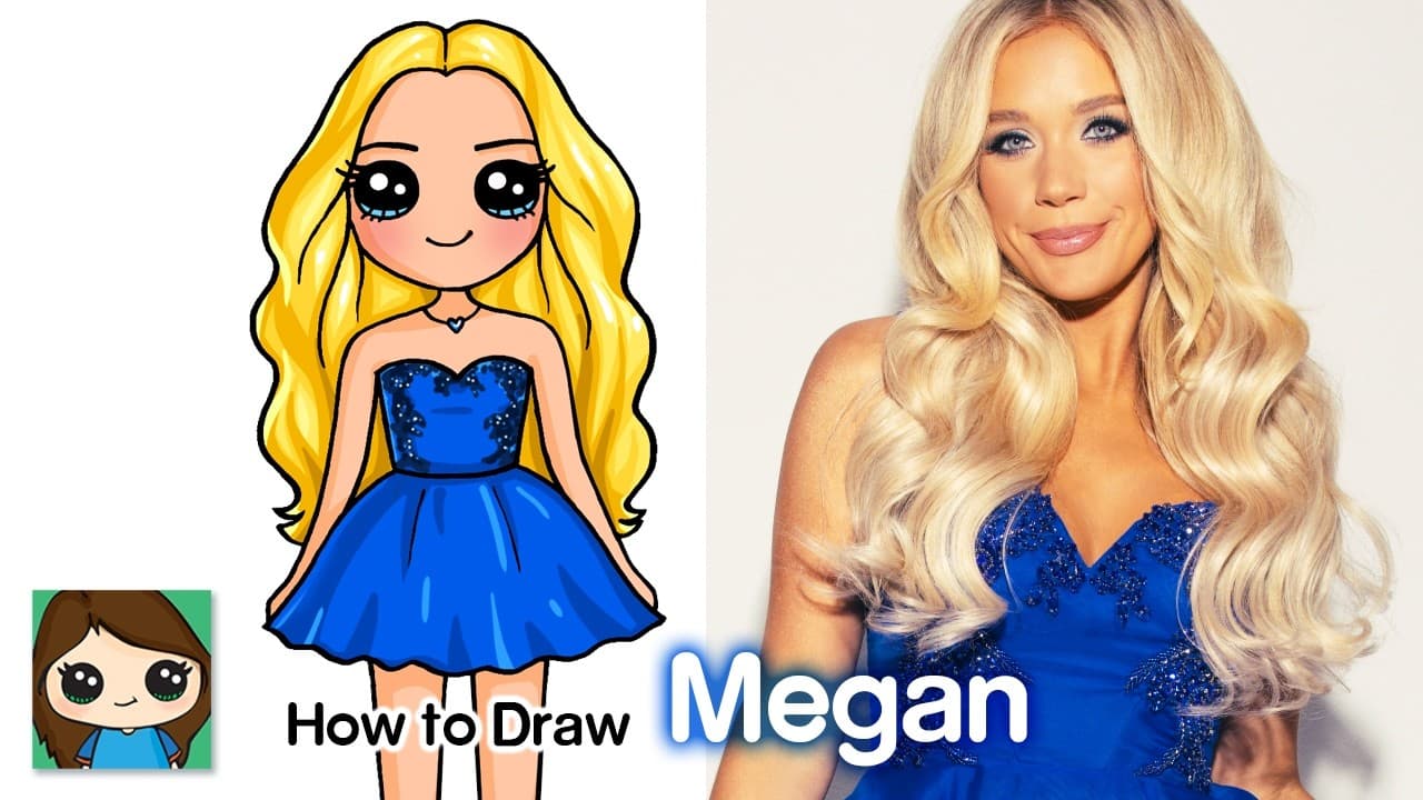 Preview of How to Draw Megan Moroney | Cute Girl Country Singer
