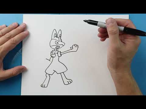 Preview of How to Draw Lucario vs Greninja