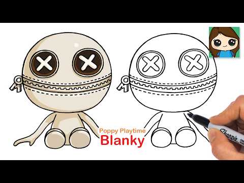 Preview of How to Draw Blanky Blankz | Poppy Playtime
