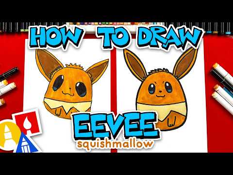 Preview of How To Draw Eevee Squishmallow