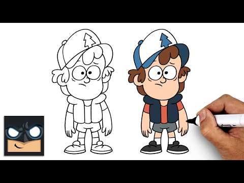 Preview of How to Draw Dipper Pines | Gravity Falls