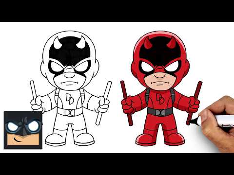 Preview of How to Draw Daredevil