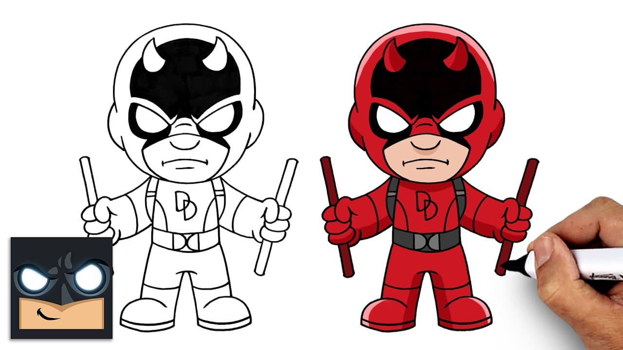 Preview of How to Draw Daredevil