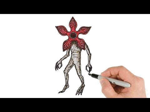 Preview of How to Draw Demogorgon | Stranger Things | Step-by-Step Art Tutorial!