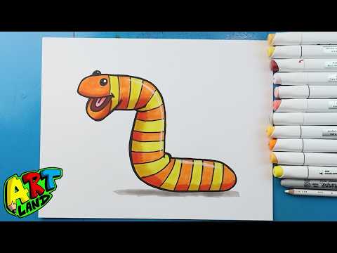 Preview of How to Draw Slimey | Sesame Street