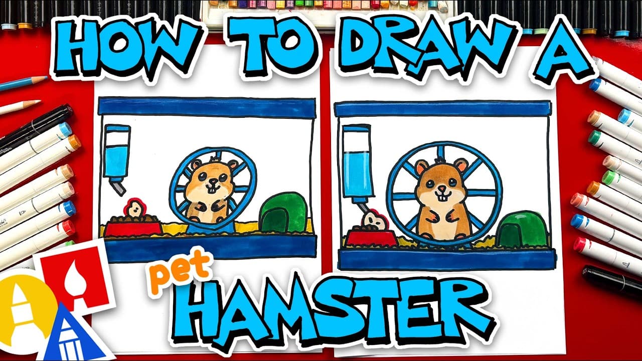 Preview of How To Draw A Classroom Pet Hamster