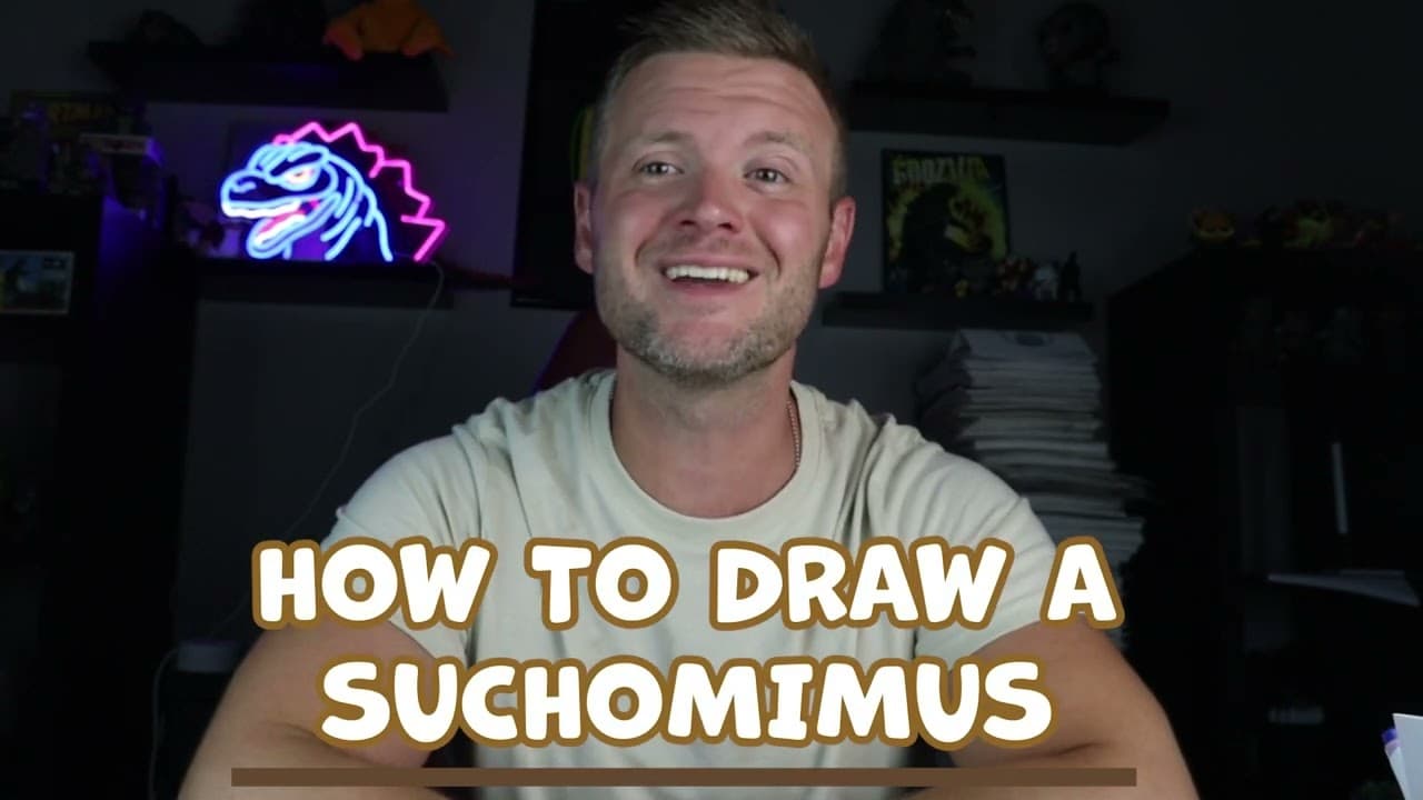 Preview of How to Draw a Suchomimus